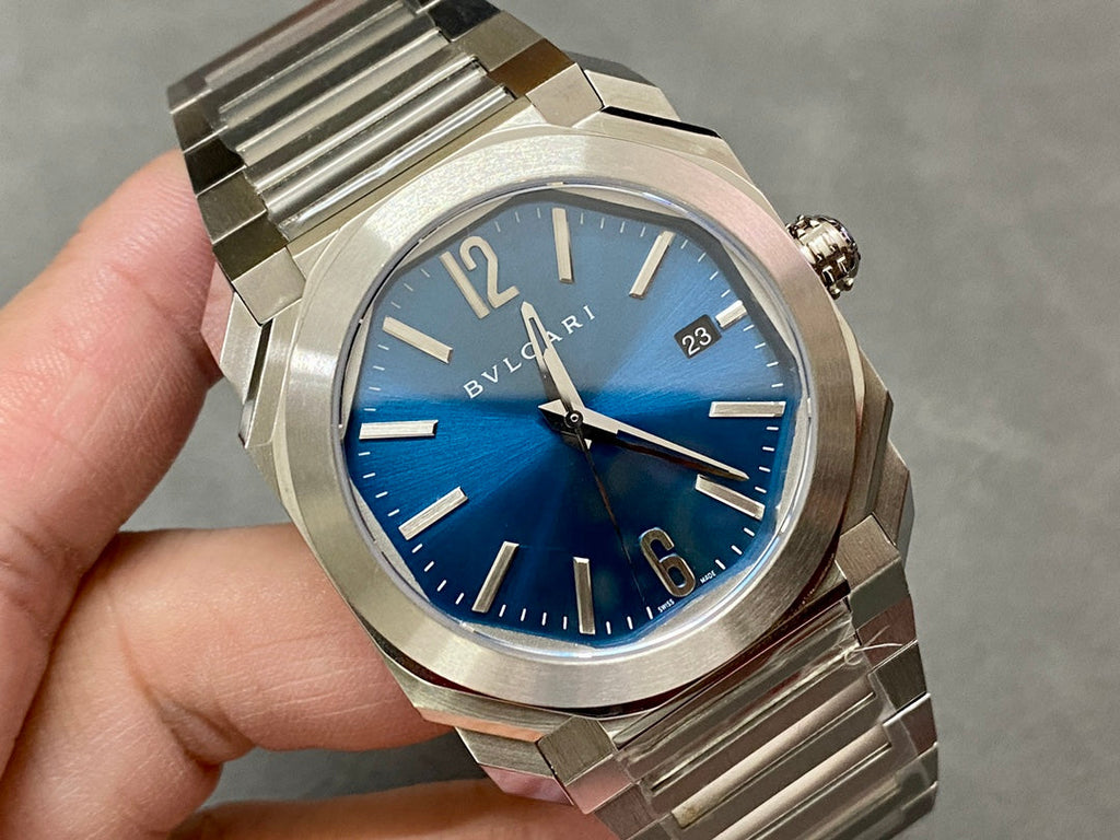 OCTO 41 STEEL BLUE DIAL