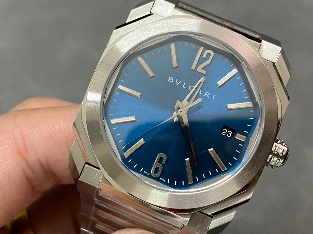 OCTO 41 STEEL BLUE DIAL