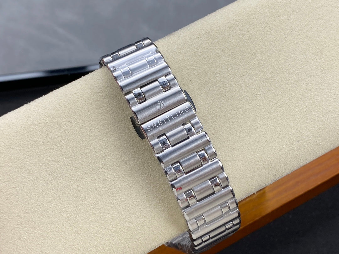 CHRONOMAT AUTOMATIC GMT 40 ALL STEEL WHITE DIAL