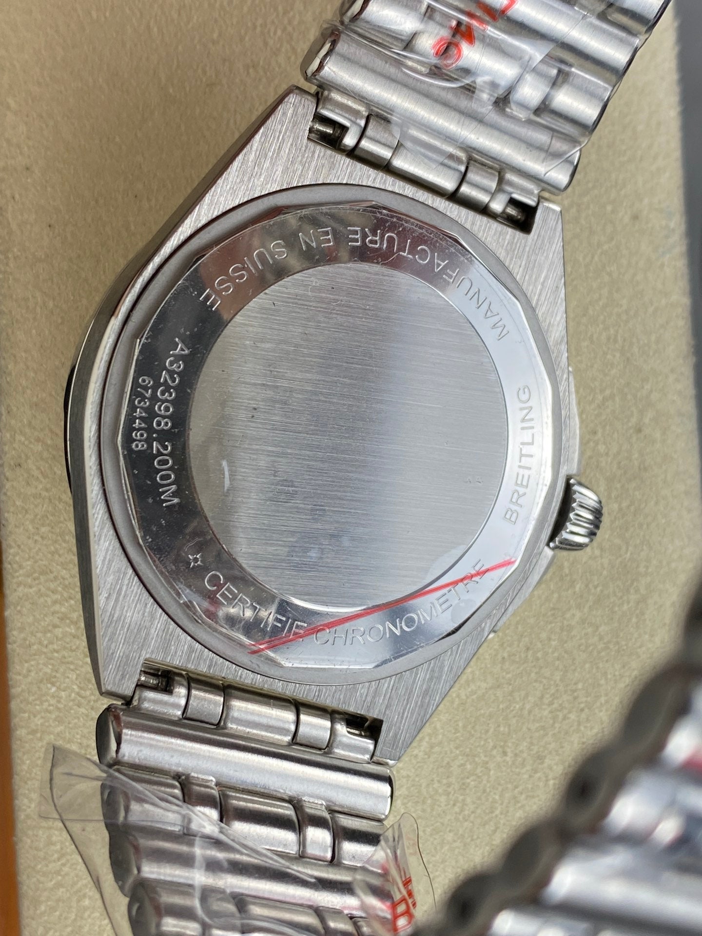 CHRONOMAT AUTOMATIC GMT 40 ALL STEEL WHITE DIAL