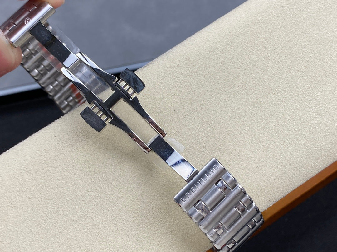 CHRONOMAT AUTOMATIC GMT 40 ALL STEEL WHITE DIAL