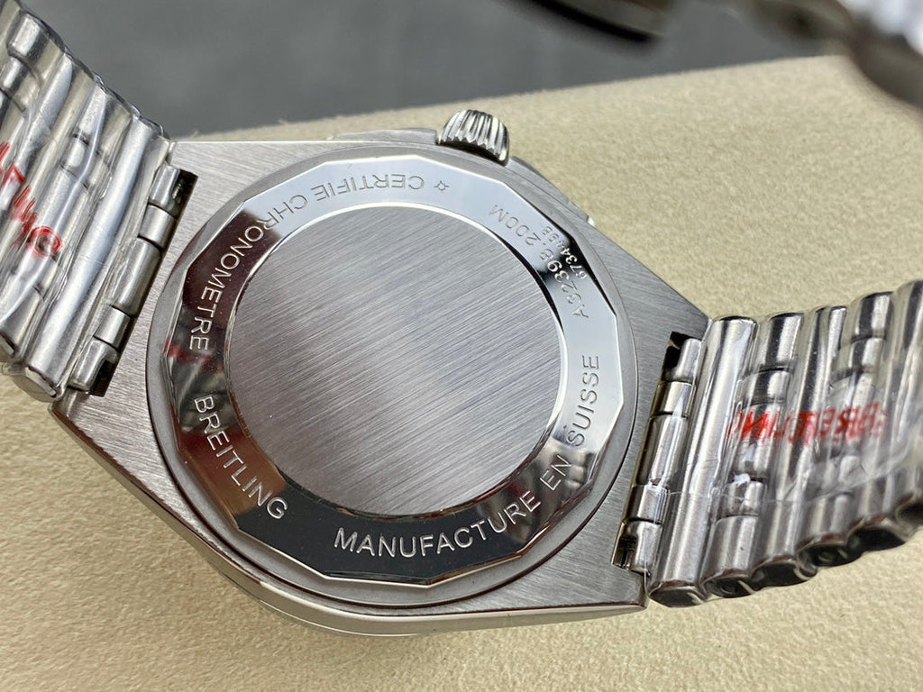 CHRONOMAT AUTOMATIC GMT 40 ALL STEEL DARK GREEN DIAL