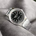 NAVITIMER AUTOMATIC 41 STEEL BEZEL BLACK AND GRAY DIAL