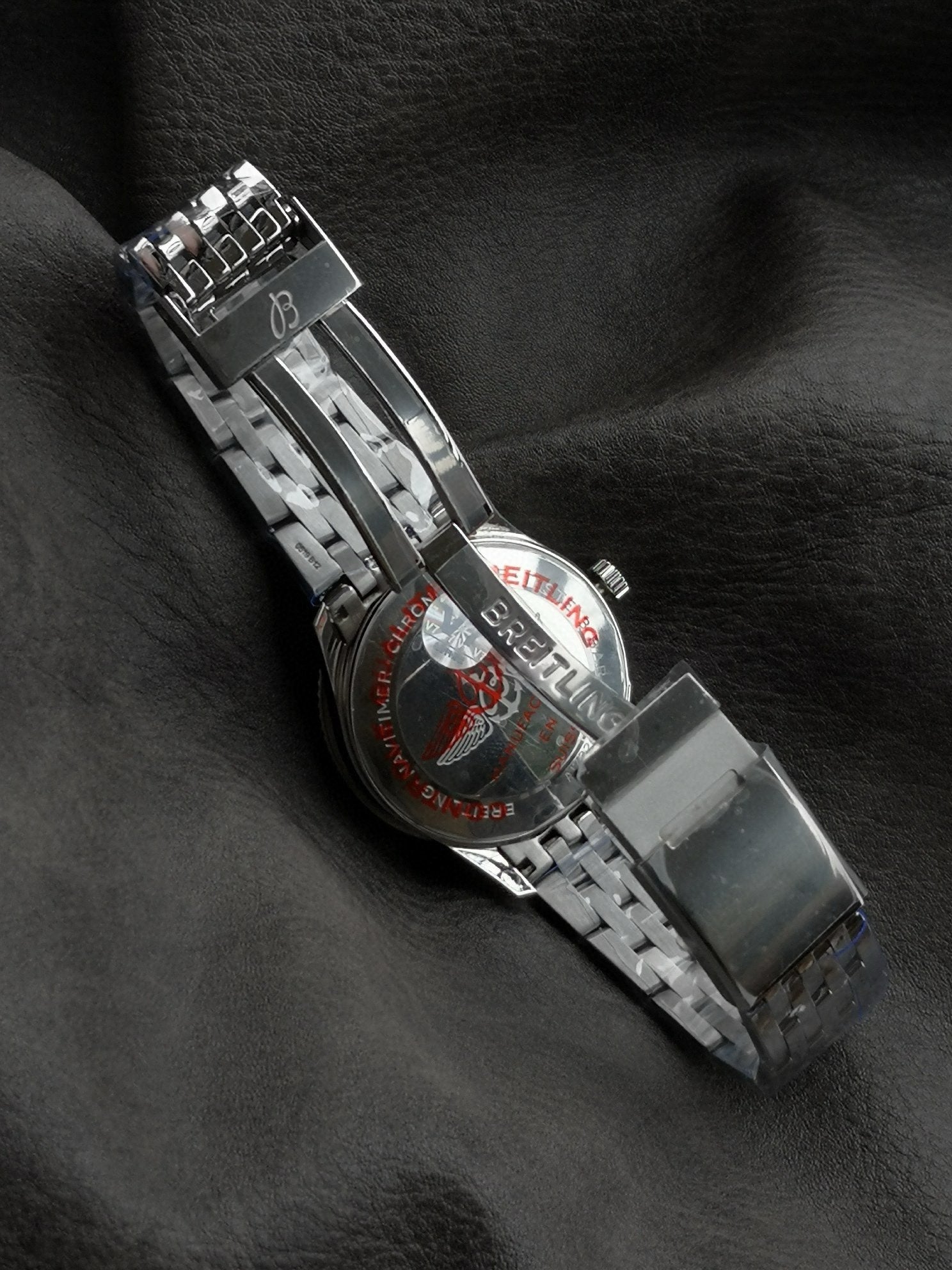 NAVITIMER AUTOMATIC 41 STEEL BEZEL BLACK AND GRAY DIAL