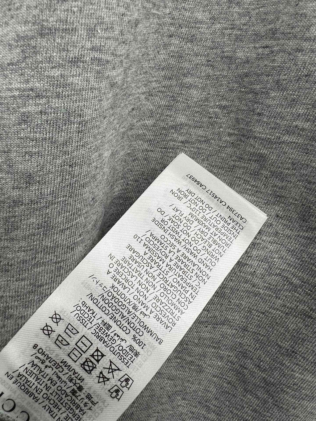 GUCCI 25S SHORT SLEEVE ROUND NECK T-SHIRT 262983