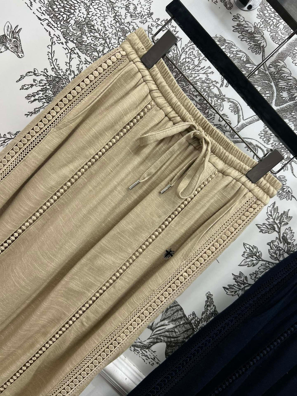DIOR LINEN LACE PANTS 268742