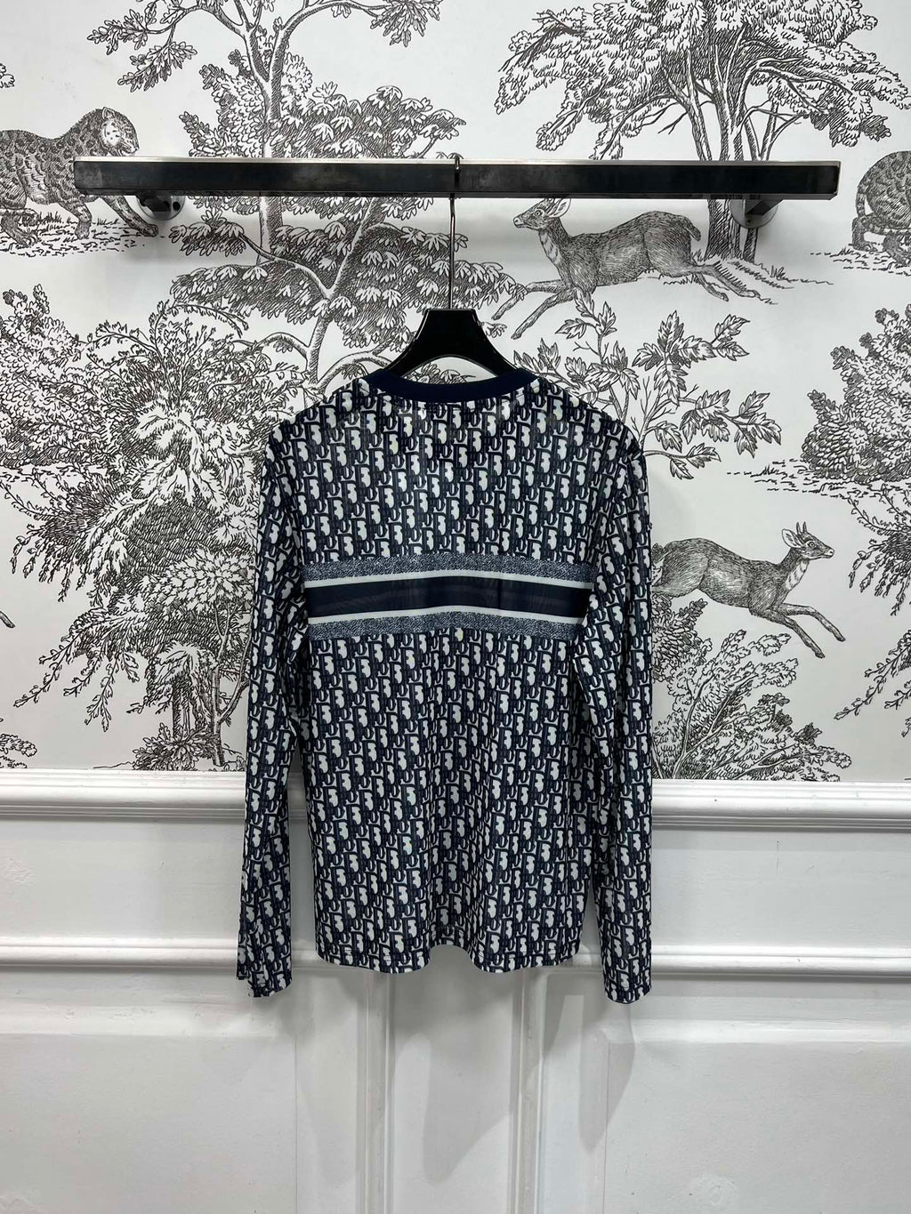 DIOR CREW NECK PRINTED T-SHIRT 268592