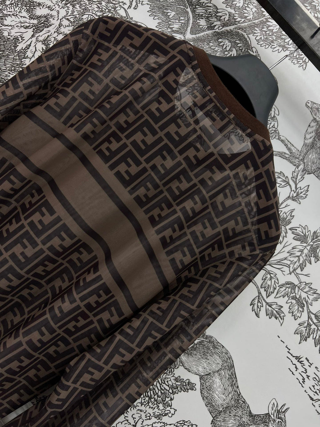FENDI CREW NECK PRINTED T-SHIRT 268598