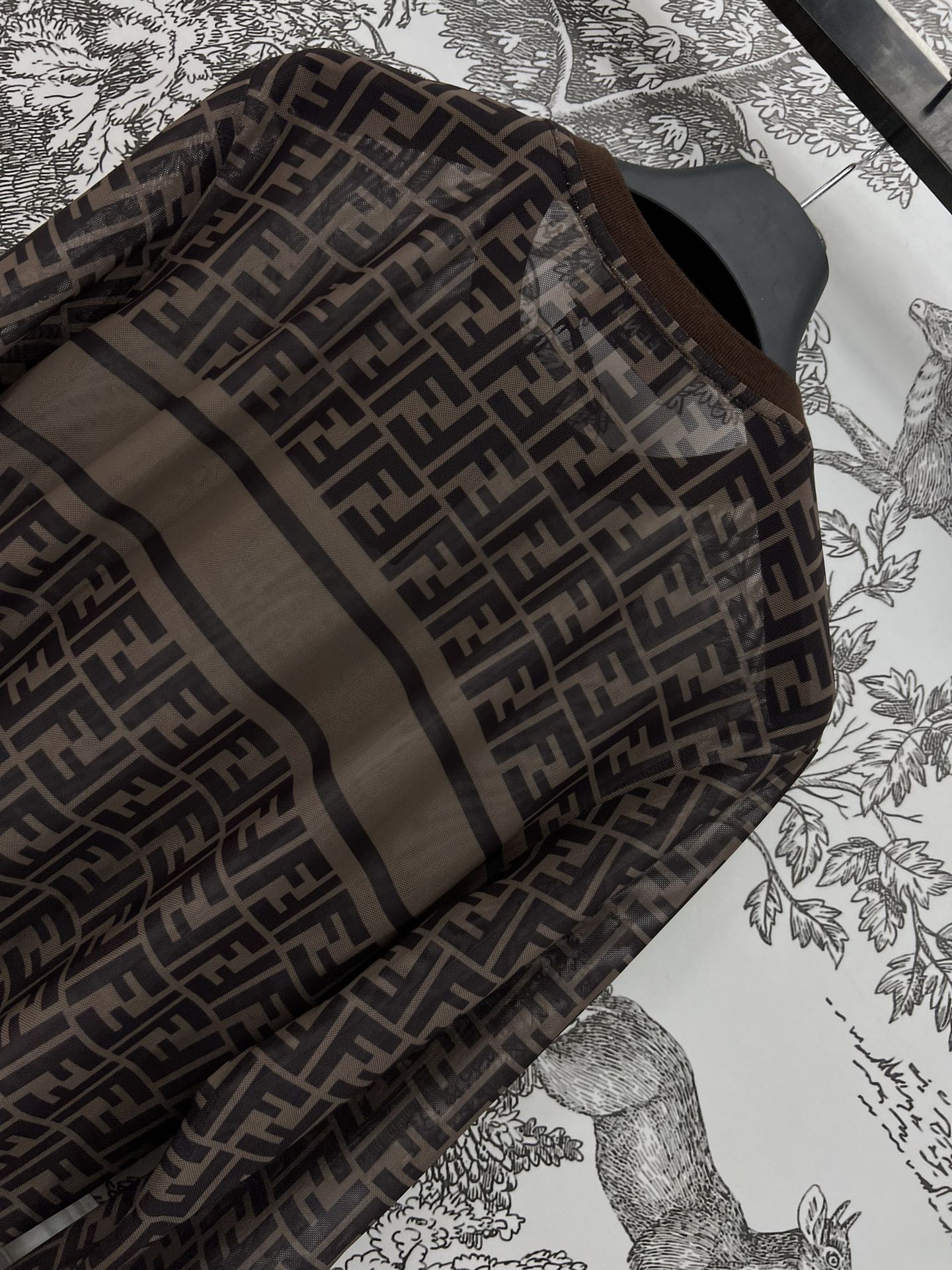 FENDI CREW NECK PRINTED T-SHIRT 268598