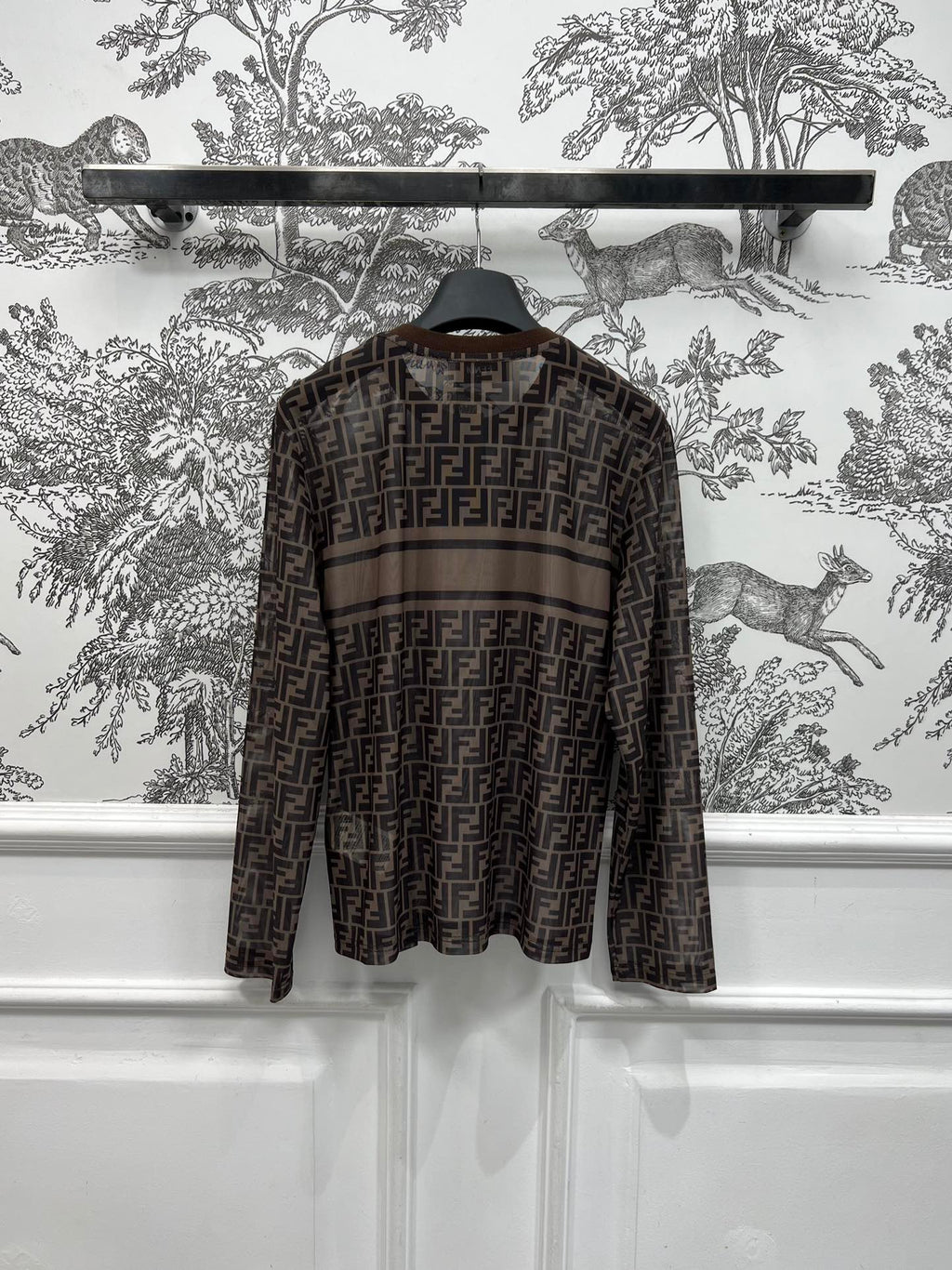 FENDI CREW NECK PRINTED T-SHIRT 268598