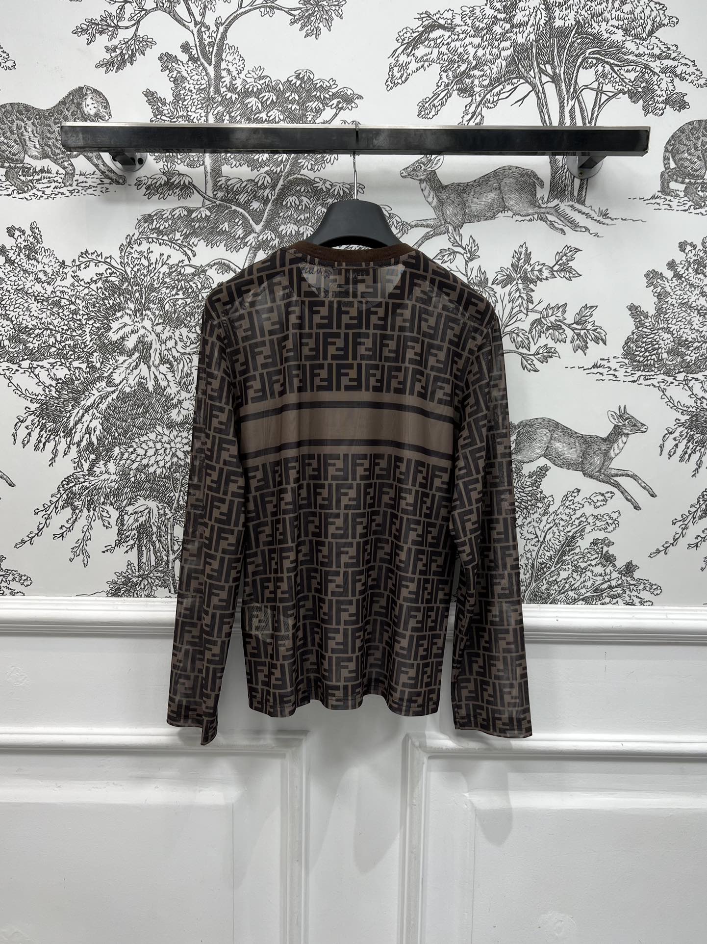 FENDI CREW NECK PRINTED T-SHIRT 268598