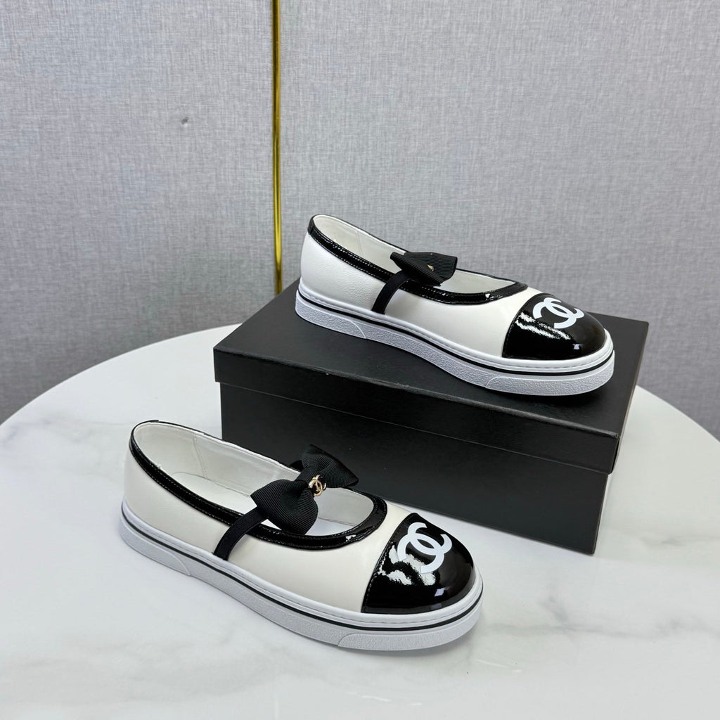 CHANEL 26S MARY JANE SNEAKERS IN WHITE CALFSKIN
