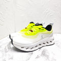 CLOUDTILT 2.0 SNEAKER NEON YELLOW MIX PALE GRAY CALFSKIN AND BREATHABLE MESH