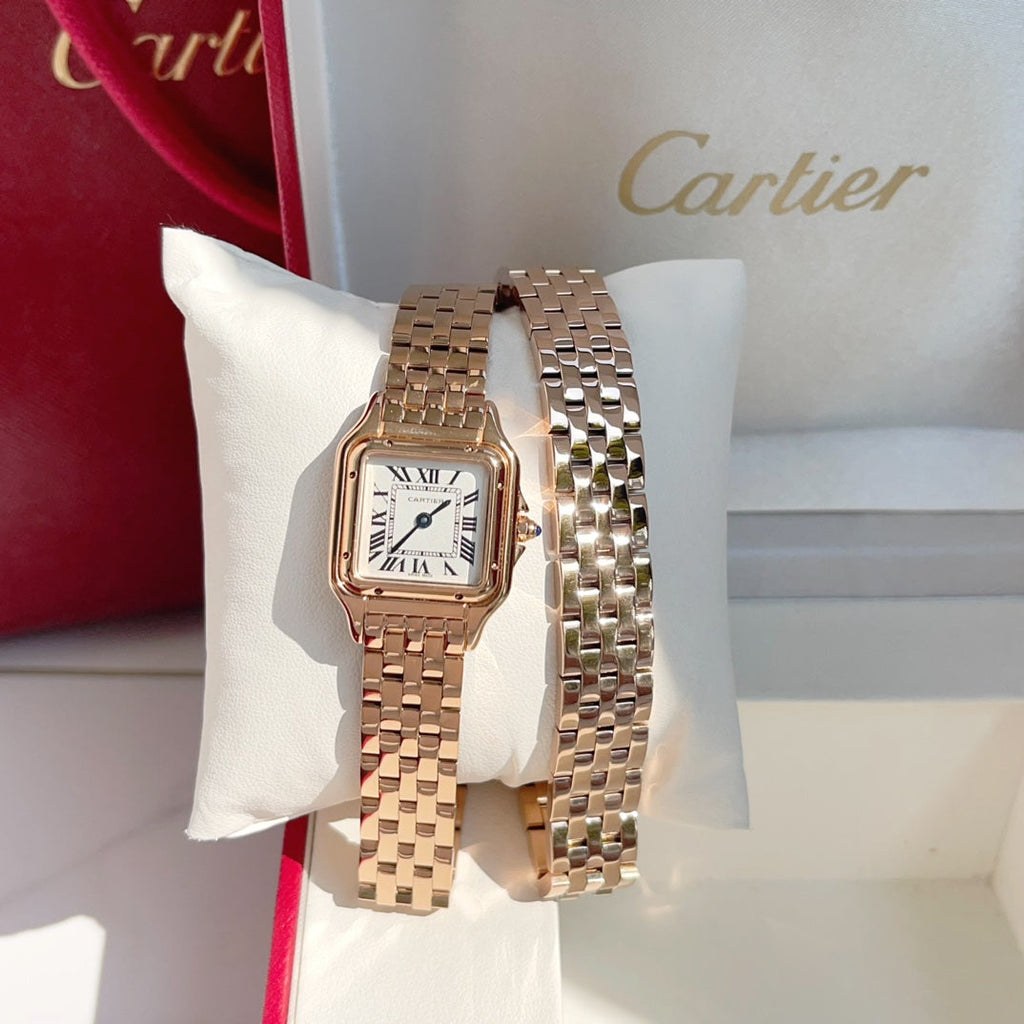 PANTHÈRE DE CARTIER WATCH ROSE GOLD CASE