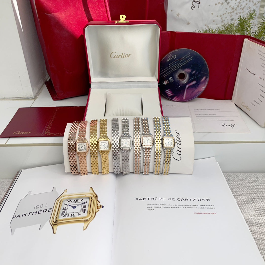 PANTHÈRE DE CARTIER WATCH GOLD AND SILVER CASE