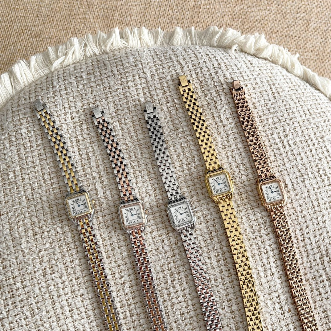 PANTHÈRE DE CARTIER WATCH GOLD AND SILVER CASE