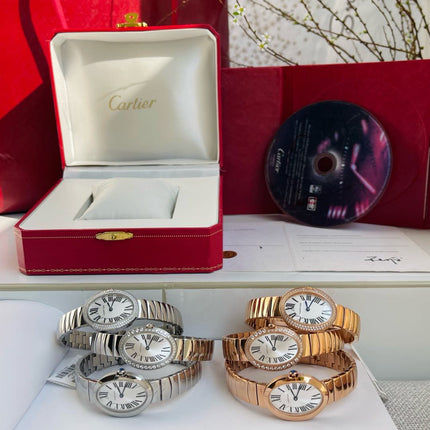 BAIGNOIRE DE CARTIER WATCH SMALL MODEL ROSE GOLD CASE
