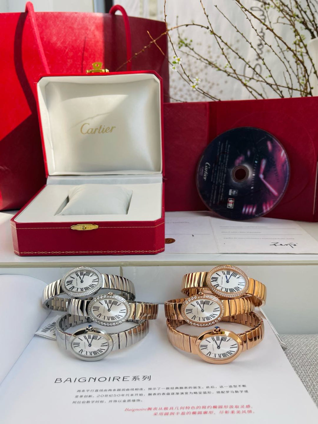 BAIGNOIRE DE CARTIER – OVAL SHAPE SILVER CASE