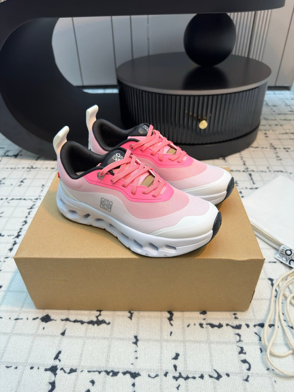 LW CLOUDTILT 2.0 SNEAKER PINK AND WHITE POLYESTER