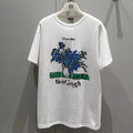 Loewe 25 Short Sleeved T-shirt White Blue Cotton 215597