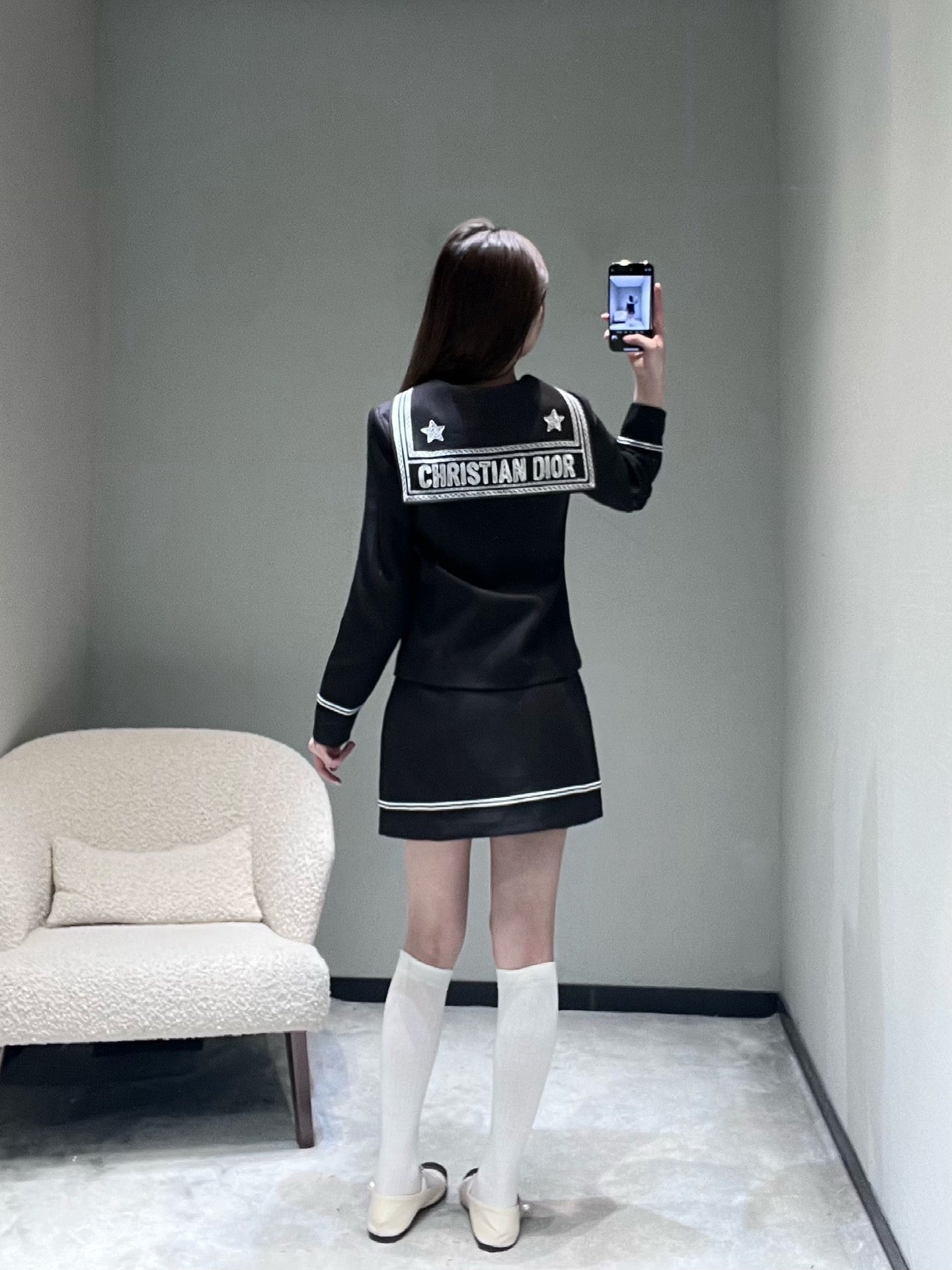 DIOR 26S BLAZER AND SKIRT SET 1134