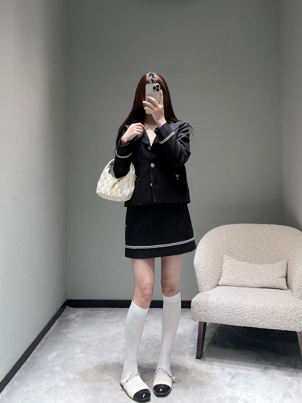 DIOR 26S BLAZER AND SKIRT SET 1134