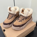 TERRETRAIL COZY LACE IN CHESTNUT BROWN SUEDE AND FLEECE