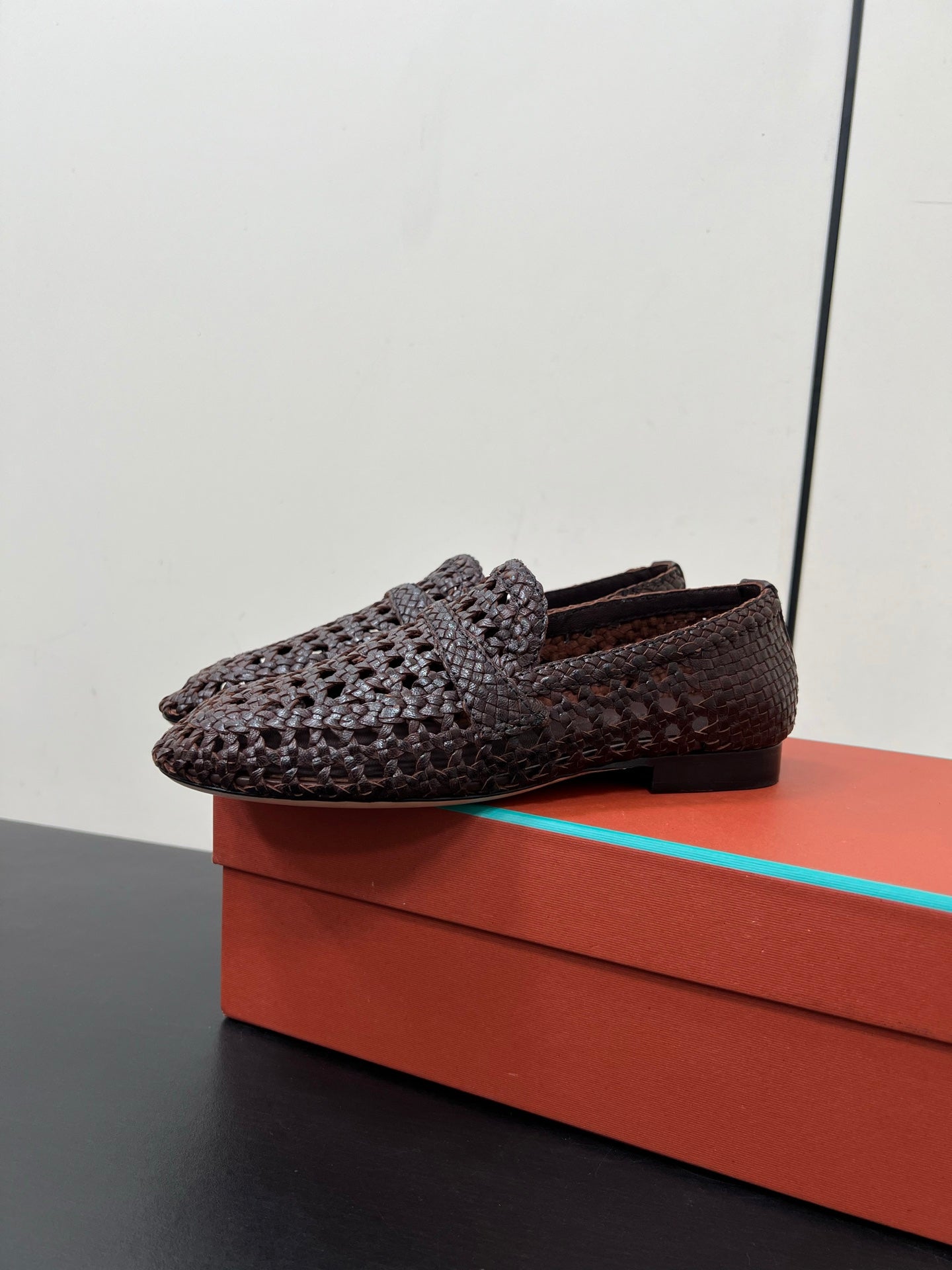 LP LOAFERS 25S IN DARK BROWN LAMBSKIN