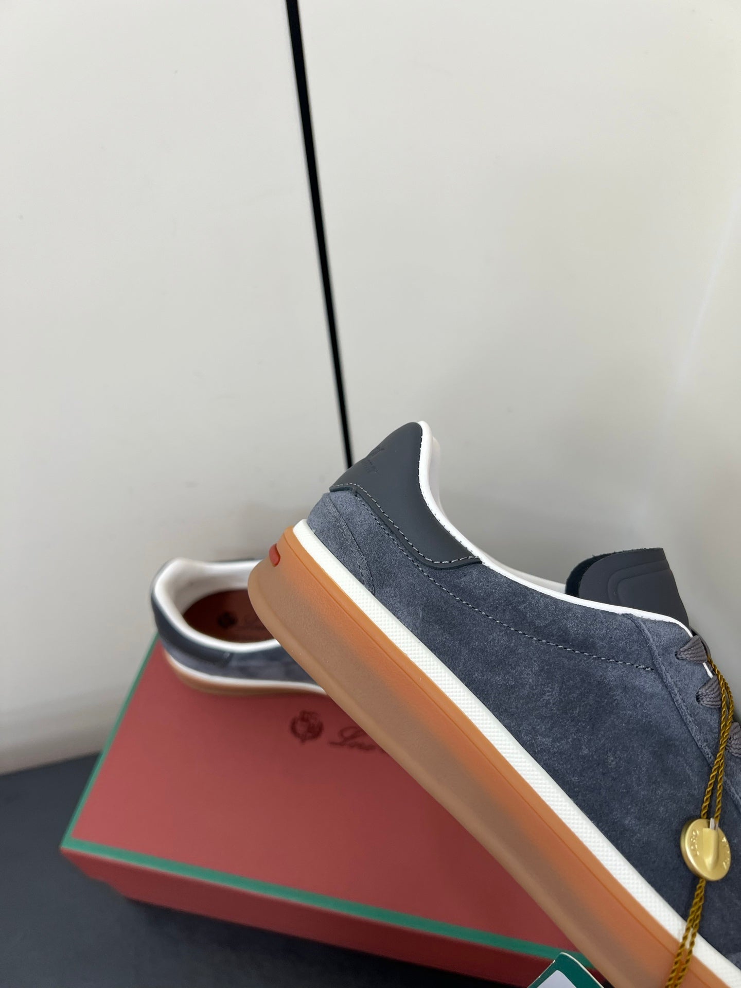 LP 25S TENNIS WALK SNEAKERS IN BLUE GRAY SUEDE