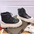 GENDER NEUMEL HIGH WEATHER HYBRID IN BLACK MIX WHITE PEPPER CALFSKIN