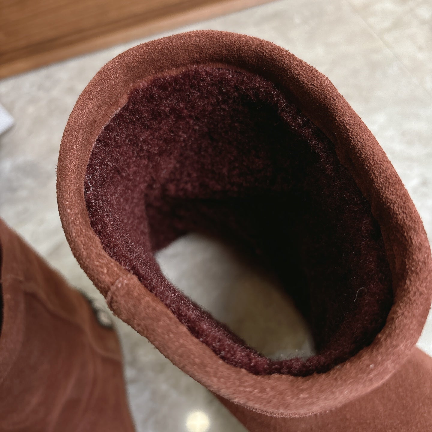 BALENCIAGA 25S ALASKA ANKLE BOOTS IN DEEP CHESTNUT BROWN SUEDE