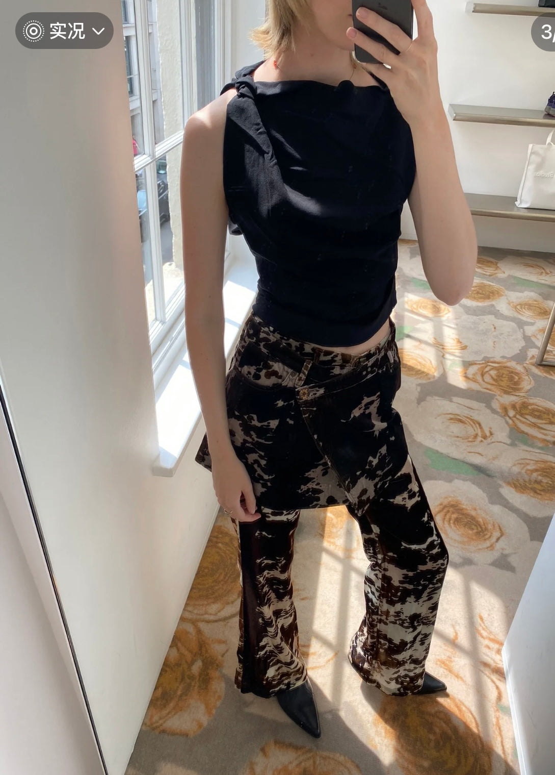 DIOR 25S CORDUROY CAMOUFLAGE PANTS STYLE 006