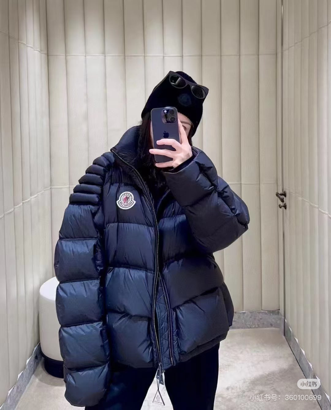 MONCLER 25S STAND-COLLAR PUFFER JACKET 324