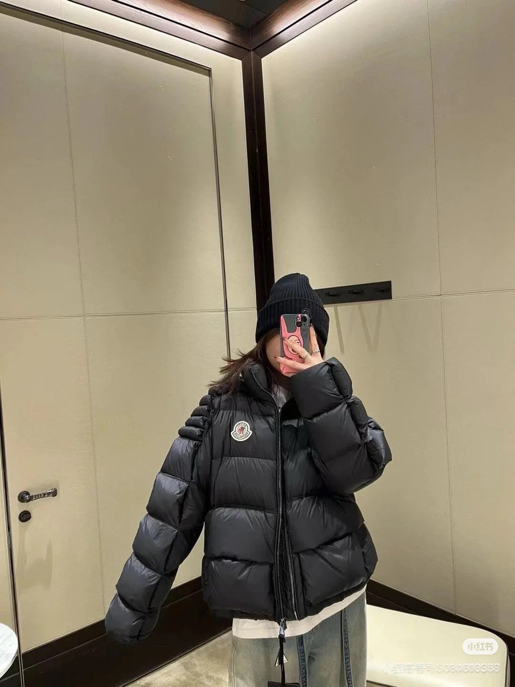 MONCLER 25S STAND-COLLAR PUFFER JACKET 324