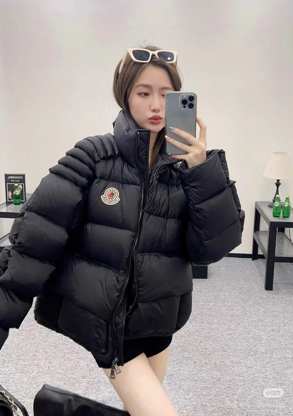 MONCLER 25S STAND-COLLAR PUFFER JACKET 324