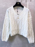 CHANEL 26S V-NECK SWEATER 656