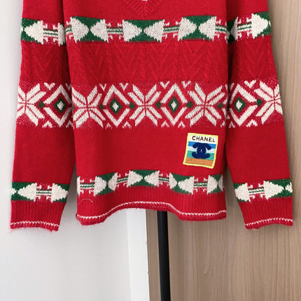 CHANEL 26S V-NECK SWEATER 855