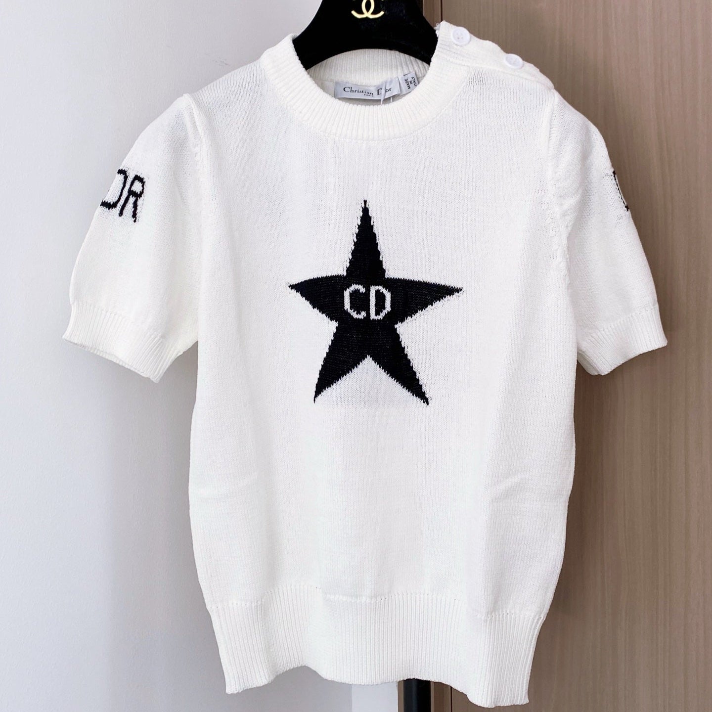 DIOR 26S SHORT SLEEVE KNIT SWEATER 984