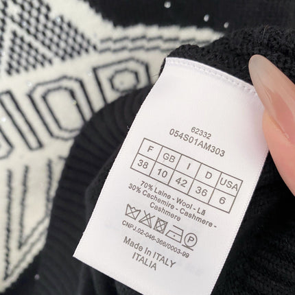 DIOR 26S SHORT SLEEVE KNIT SWEATER 987