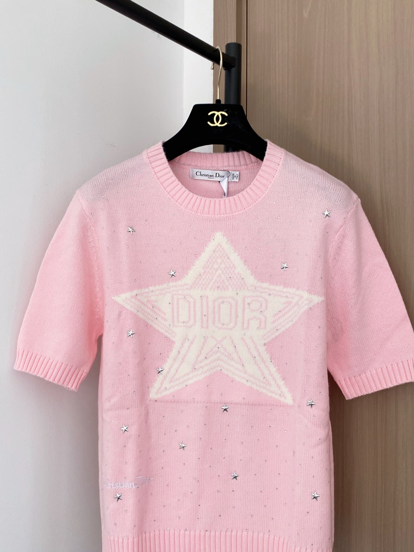 DIOR 26S SHORT SLEEVE KNIT SWEATER 986