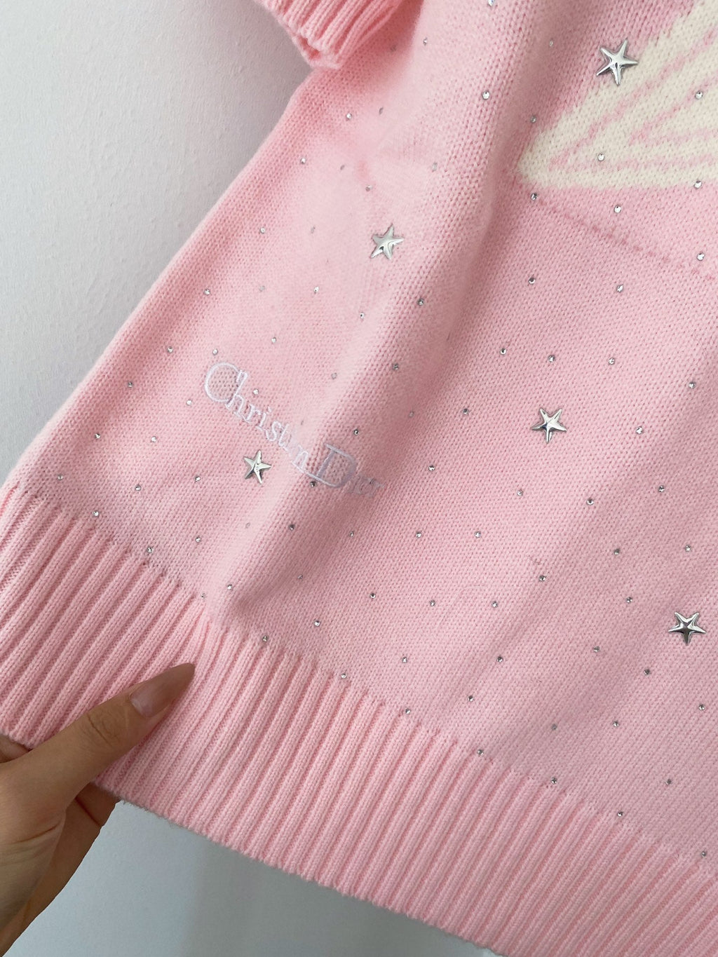 DIOR 26S SHORT SLEEVE KNIT SWEATER 986