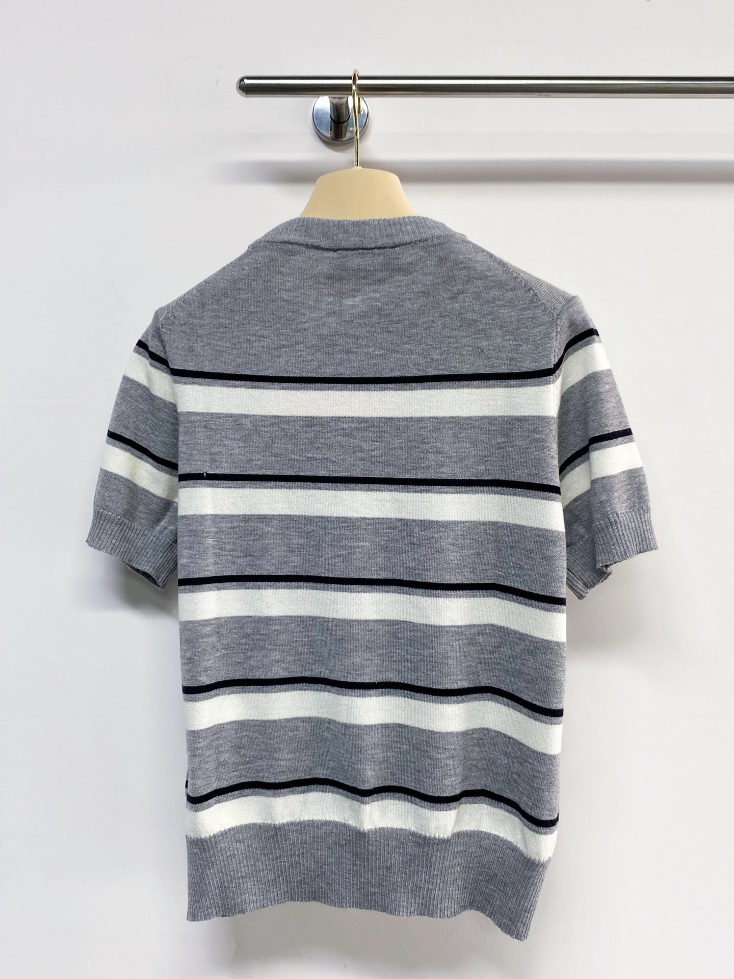 MIUMIU 26S SHORT SLEEVE KNIT SWEATER 1033