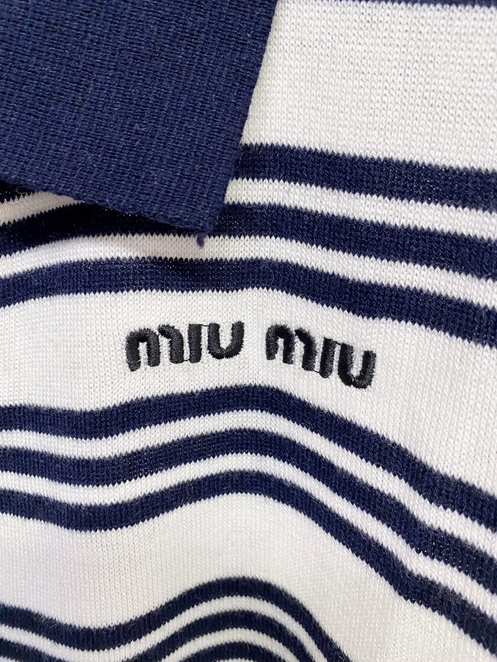 MIUMIU 26S COLLARED TANK TOP 1035