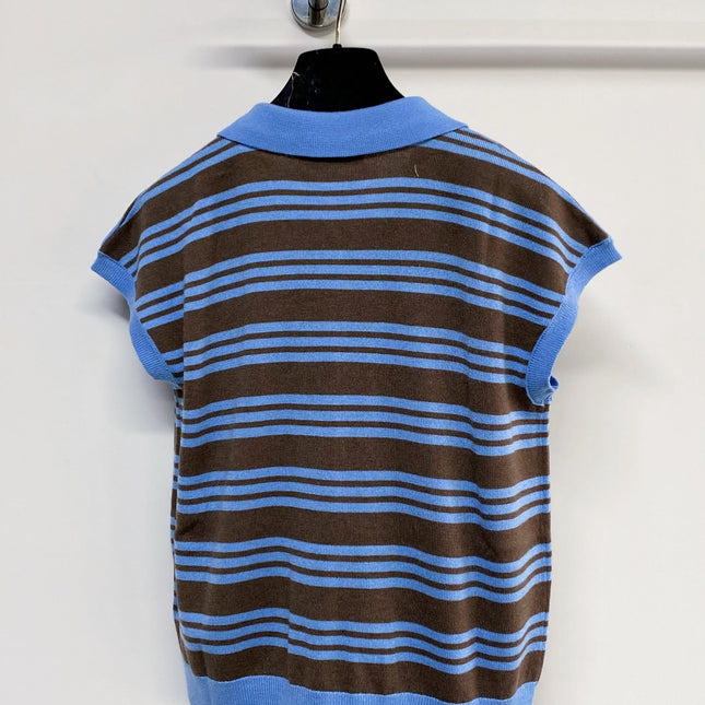 MIUMIU 26S COLLARED TANK TOP 1034
