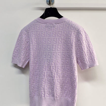 FENDI 26S SHORT SLEEVE KNIT T-SHIRT 217