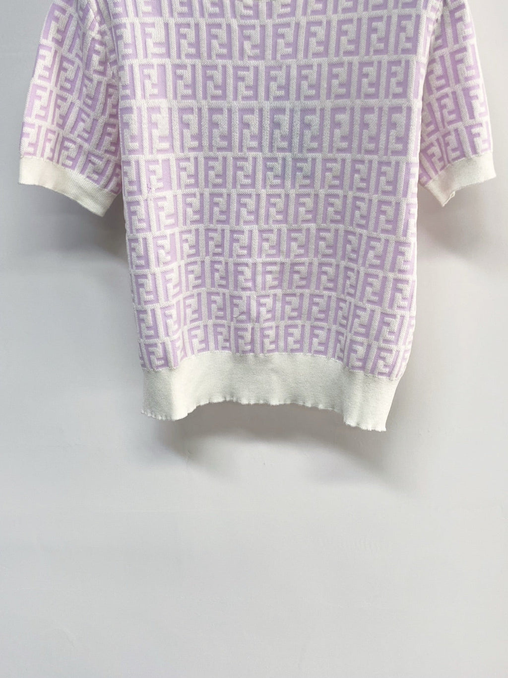 FENDI 26S SHORT SLEEVE KNIT T-SHIRT 216