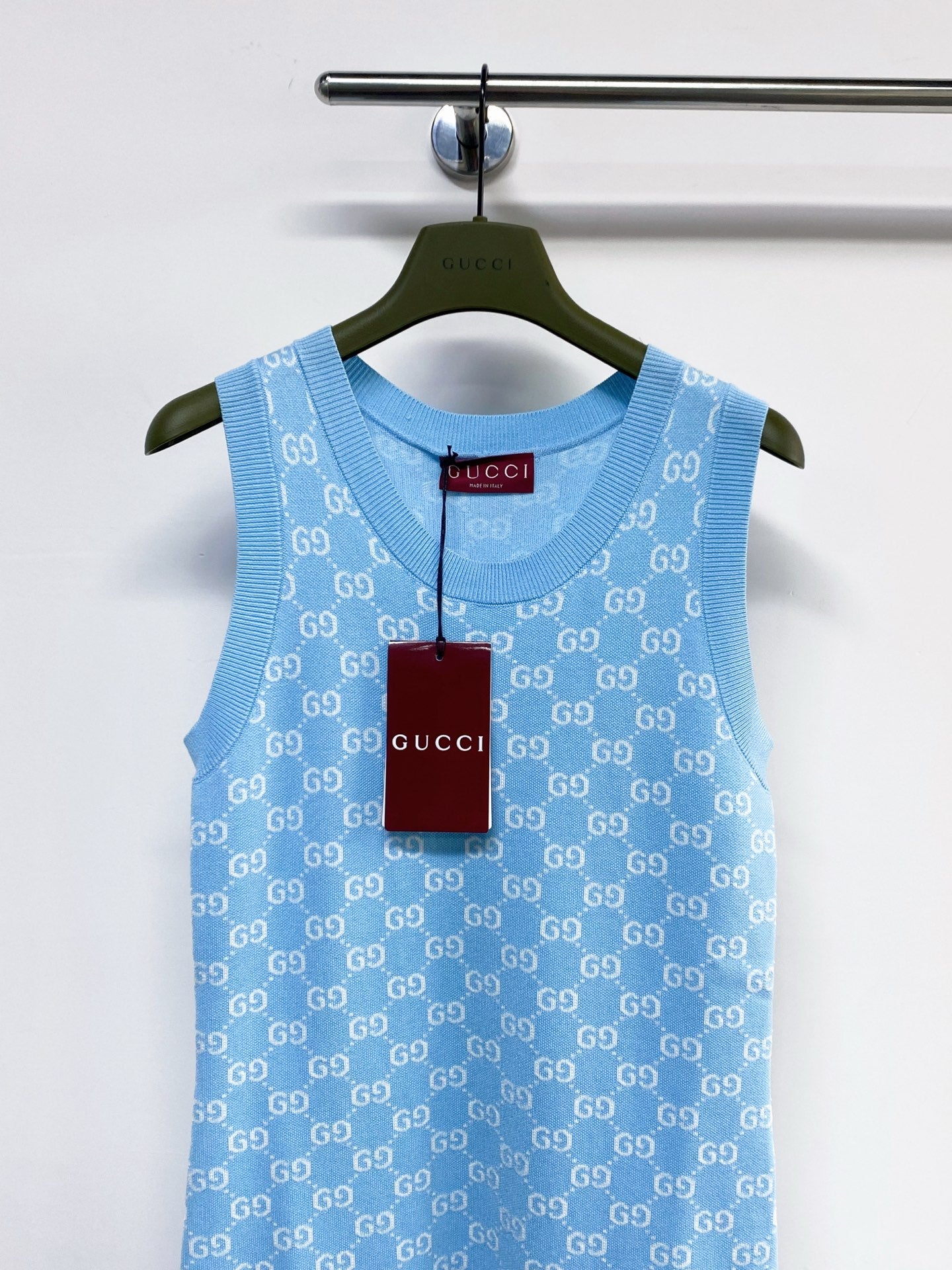 GUCCI 26S EMBELLISHED SLEEVELESS DRESS 109