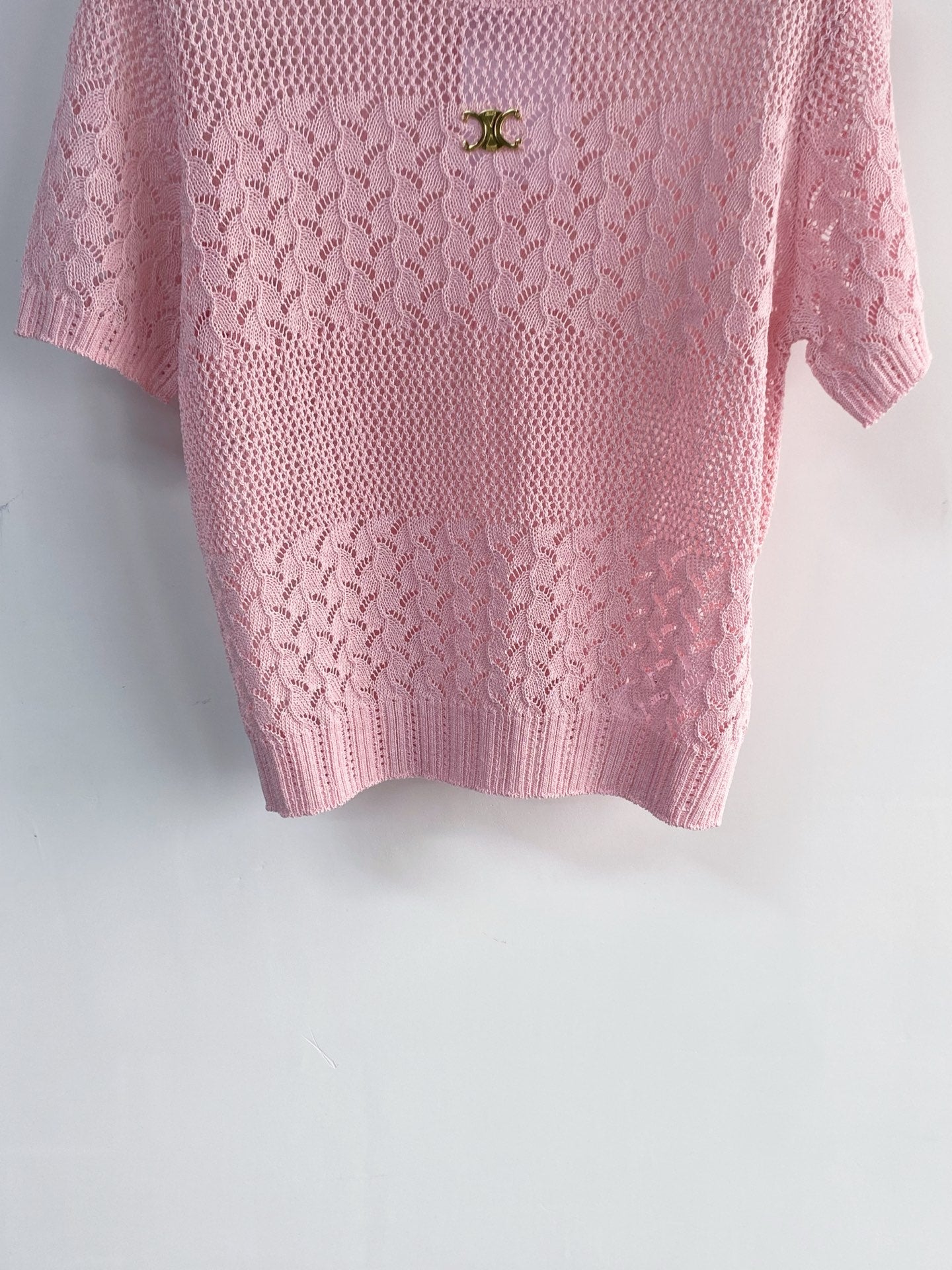 CELINE 26S KNIT SHORT SLEEVE TOP 212