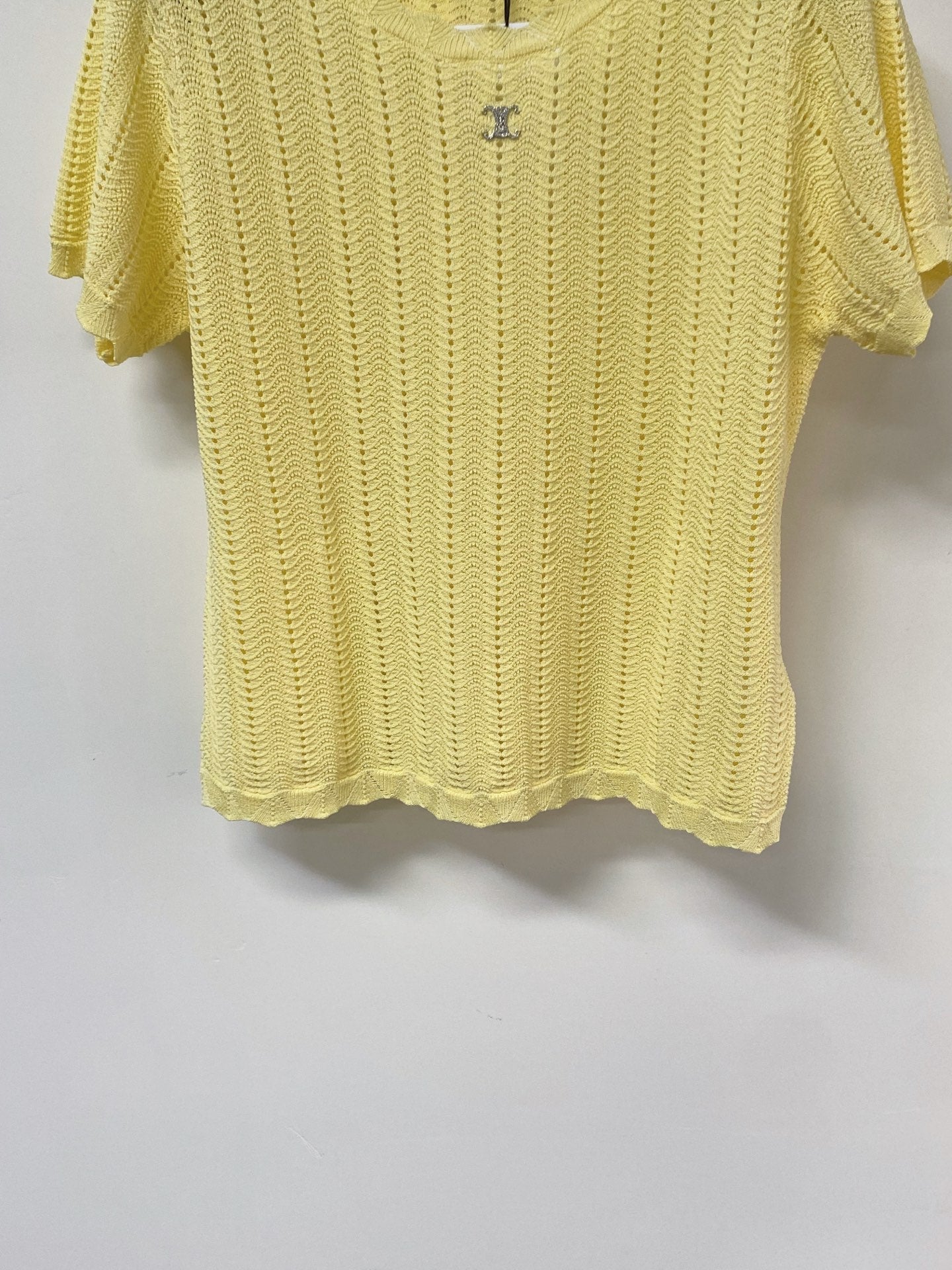 CELINE 26S KNIT SHORT SLEEVE SWEATER 196