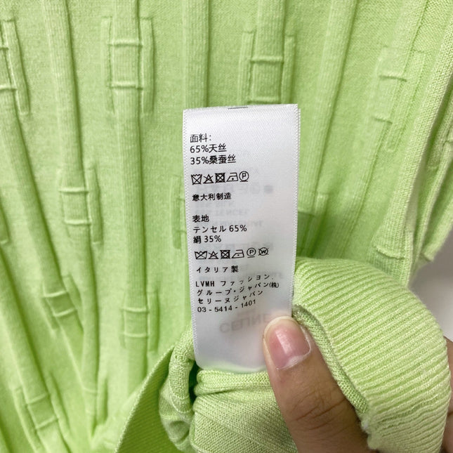 CELINE 26S LOGO SHORT-SLEEVE KNIT TOP 187